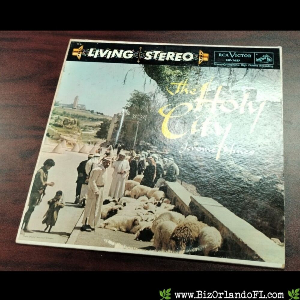 VINTAGE: Jerome Hines The Holy City Gospel Music LP Album ** RARE FIND **
